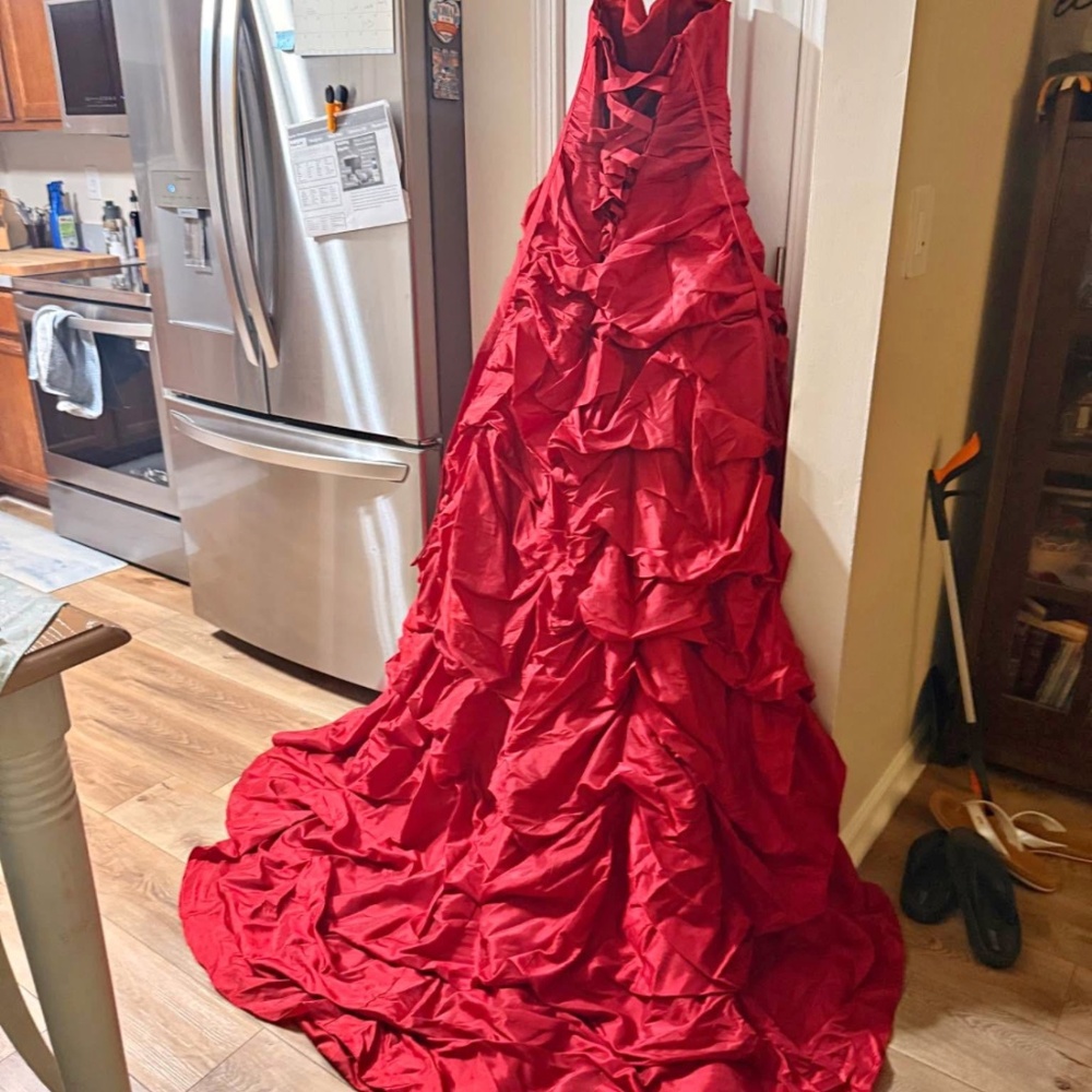Handmade Couture Silk dress - Picture 5 of 6